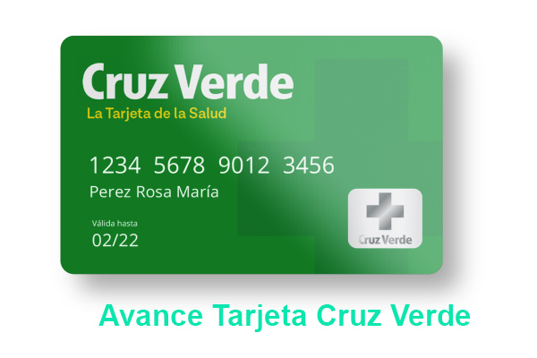 Avance Tarjeta Cruz Verde
